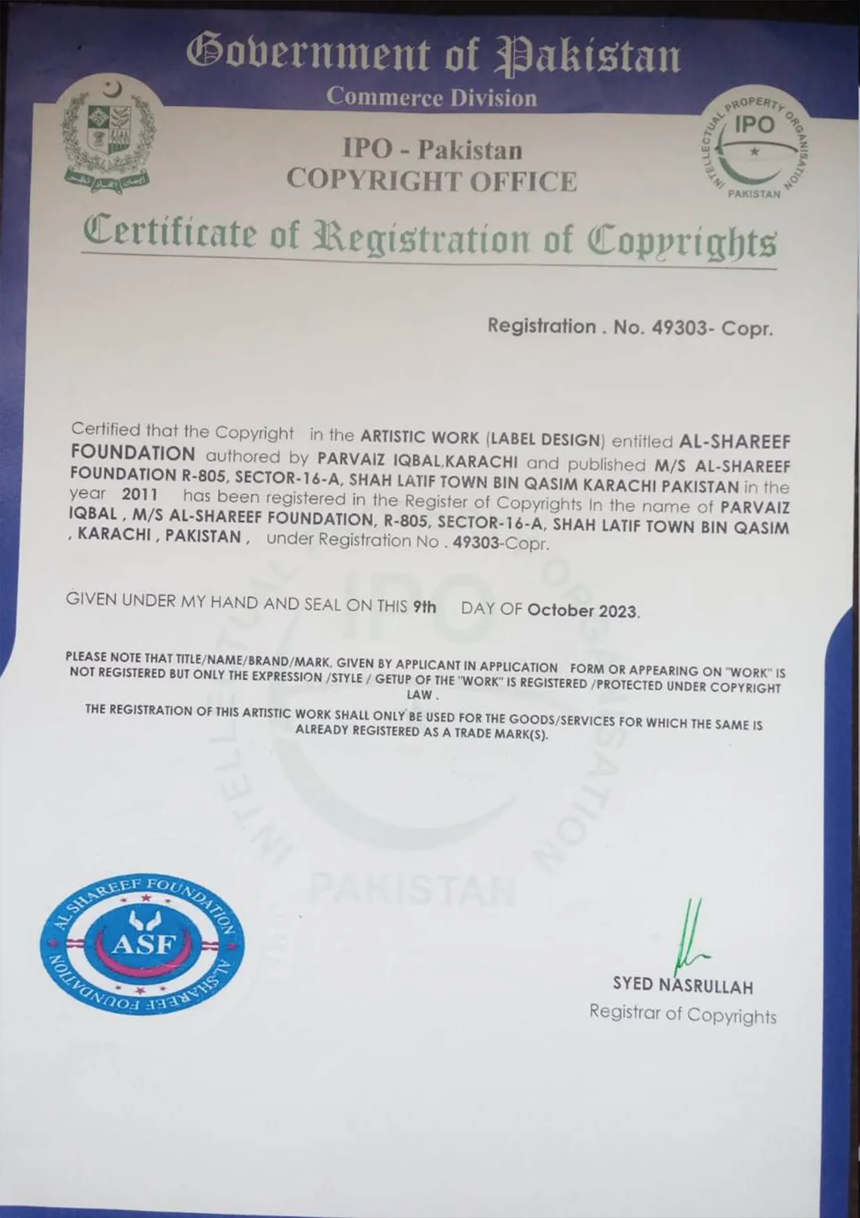 Certificate 10