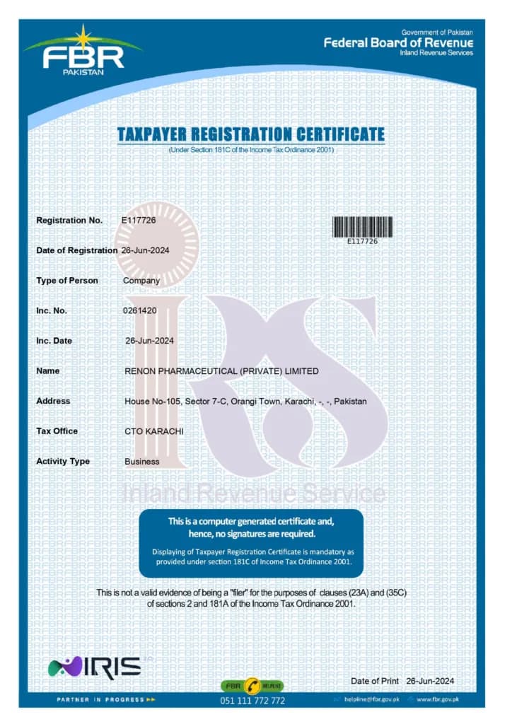 Certificate 9